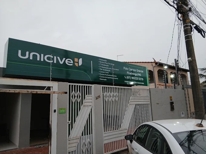 Fachada do Polo Unicive Campo Grande, estrutura física registrada no MEC